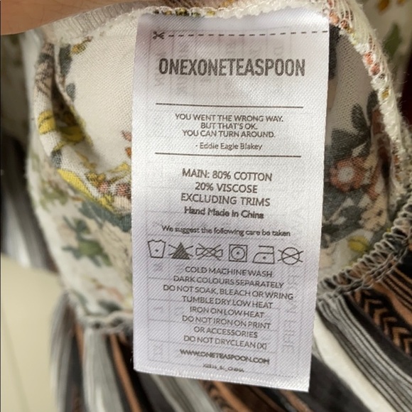 One Teaspoon “wild valley top” in vintage cream - Picture 5 of 6